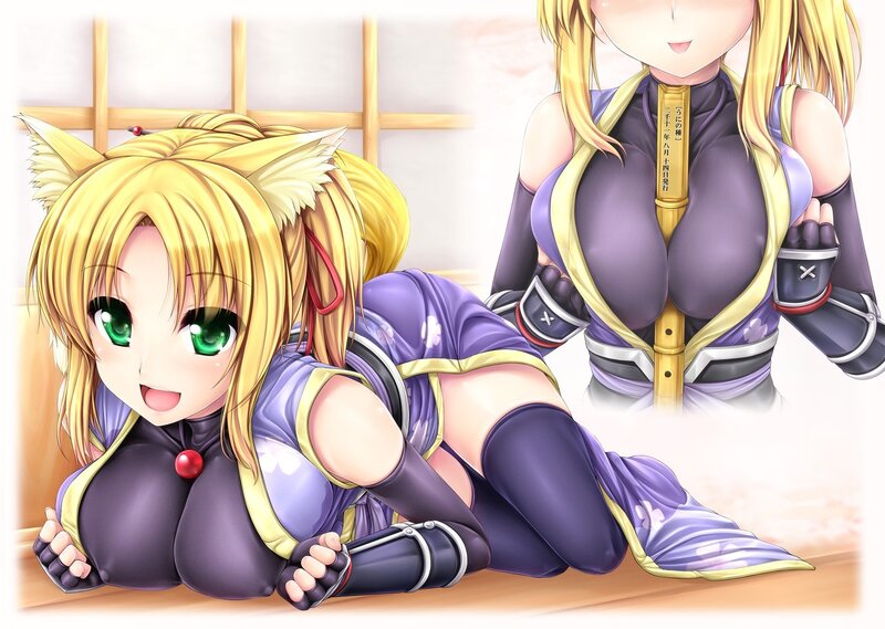 anime girl with cat ears
