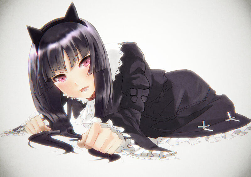 anime girl with cat ears