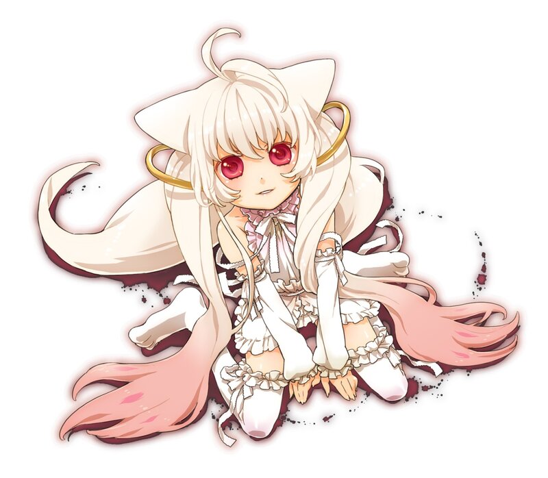 anime girl with cat ears