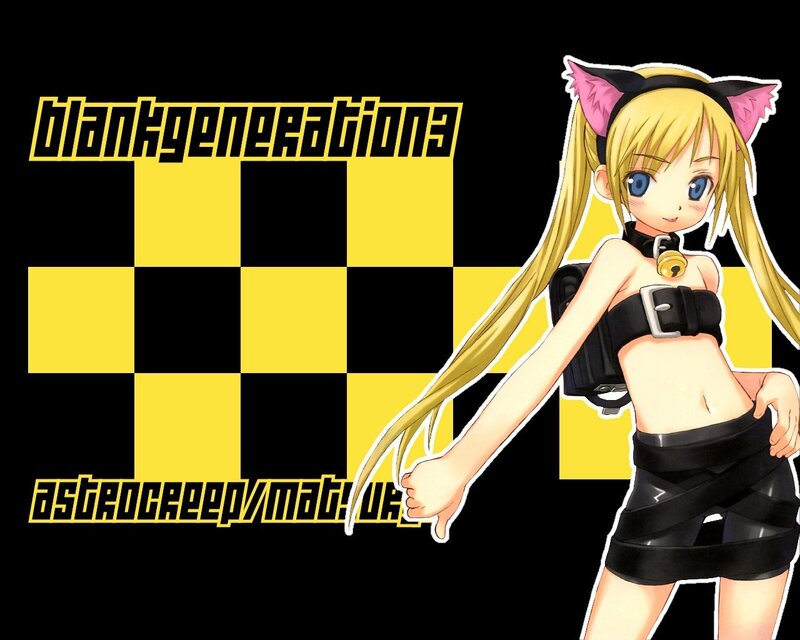 Anime girl with cat ears