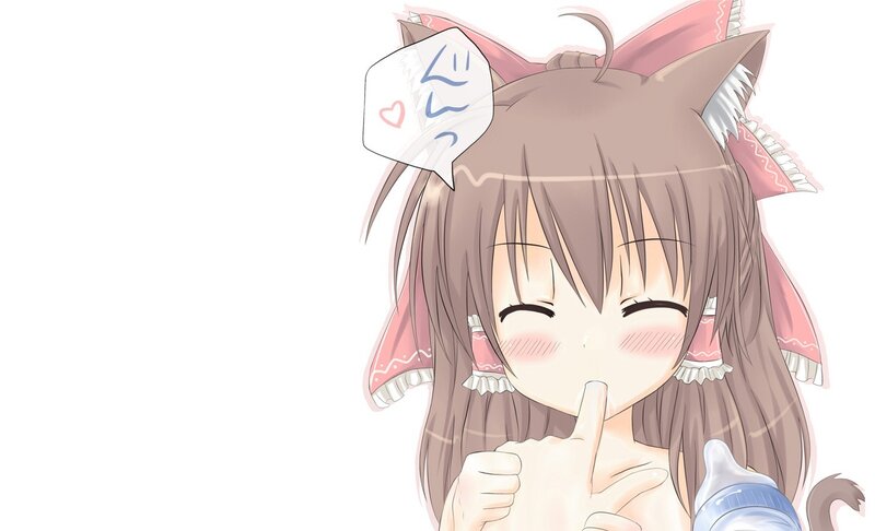 anime girl with cat ears