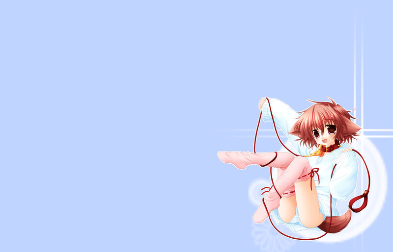 anime girl with cat ears