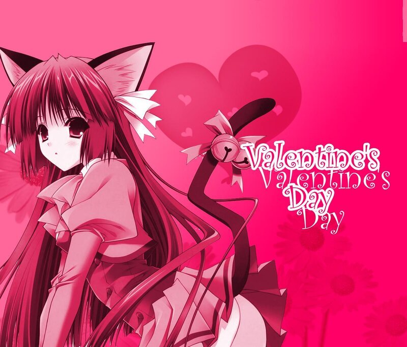 Anime girl with cat ears