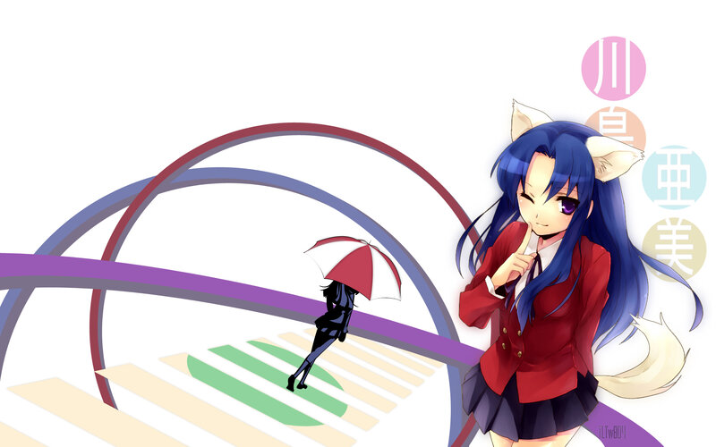 anime girl with cat ears
