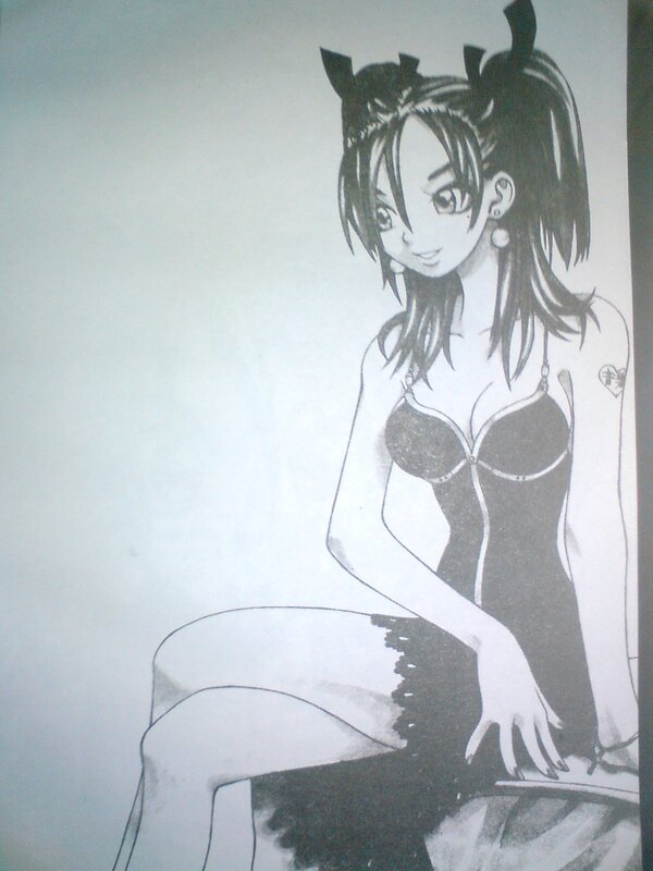 anime girl with cat ears