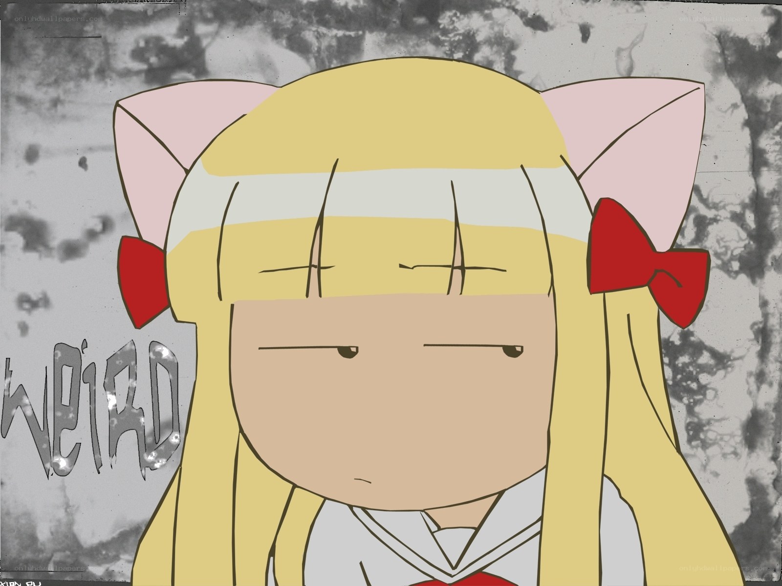 anime girl with cat ears