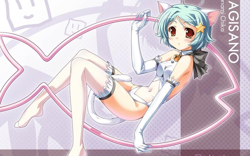 anime girl with cat ears