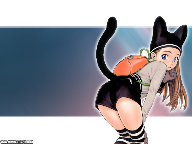 anime girl with cat ears