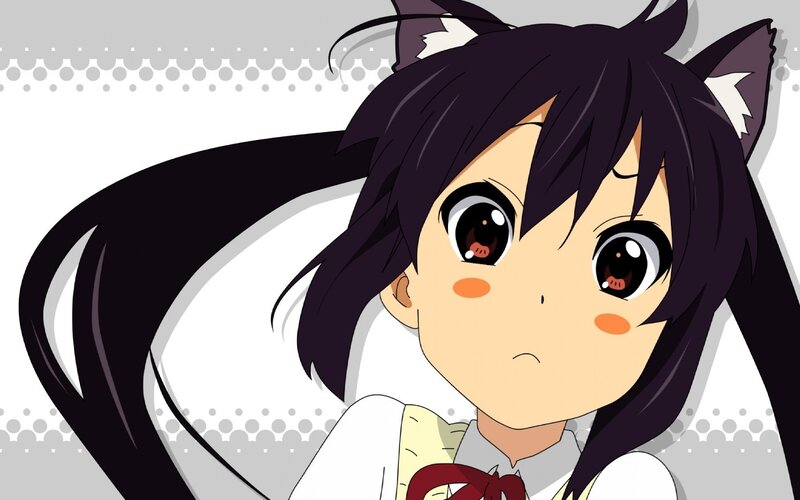 anime girl with cat ears