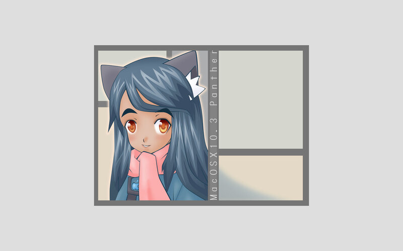 anime girl with cat ears