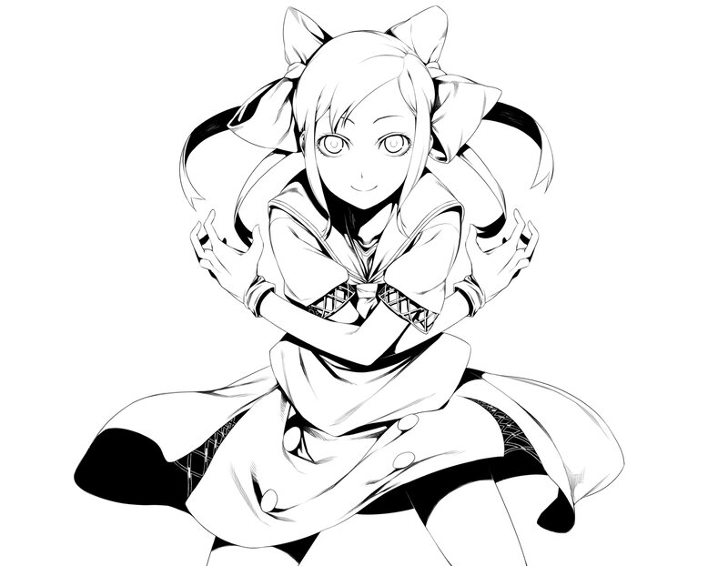 anime girl with cat ears