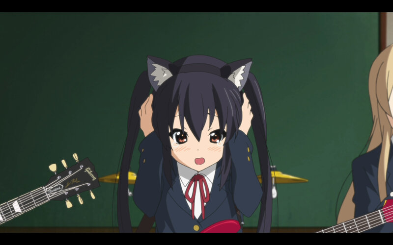 anime girl with cat ears
