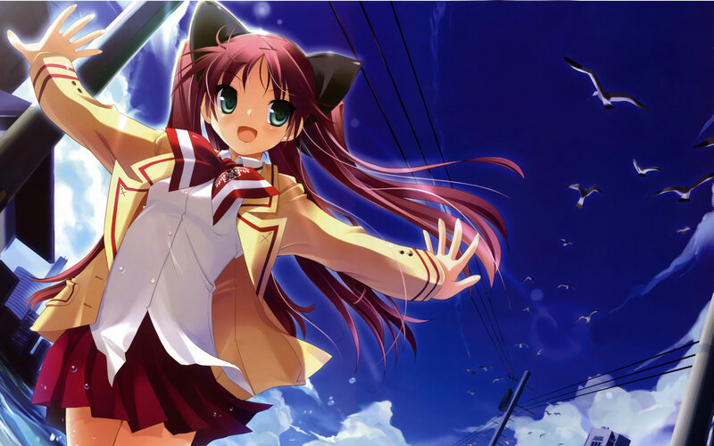 anime girl with cat ears