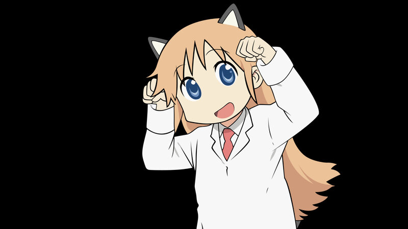 anime girl with cat ears