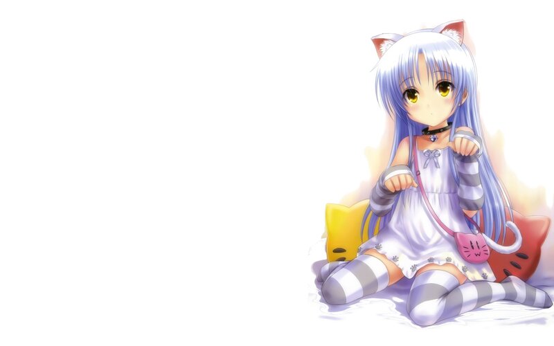 anime girl with cat ears