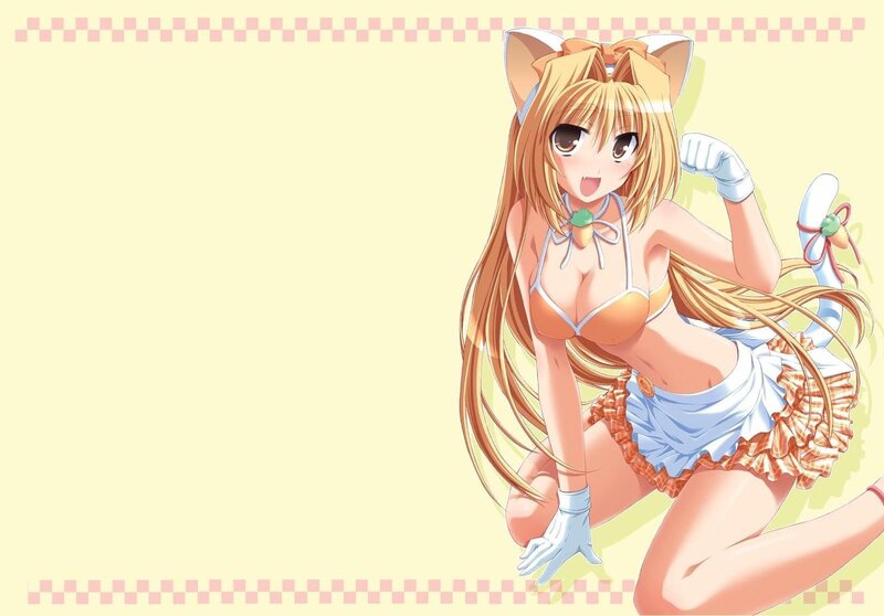 anime girl with cat ears