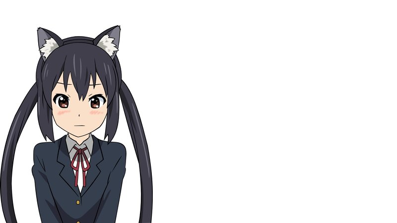 anime girl with cat ears