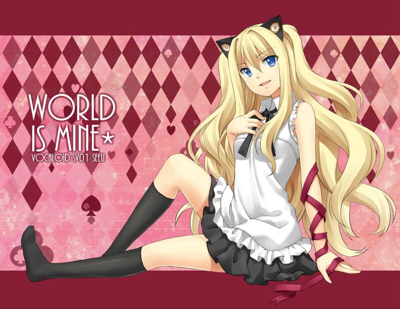 anime girl with cat ears