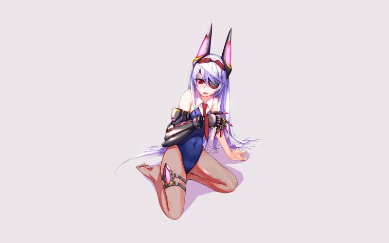anime girl with cat ears