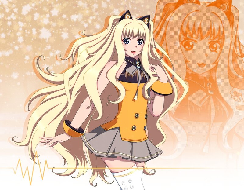 anime girl with cat ears