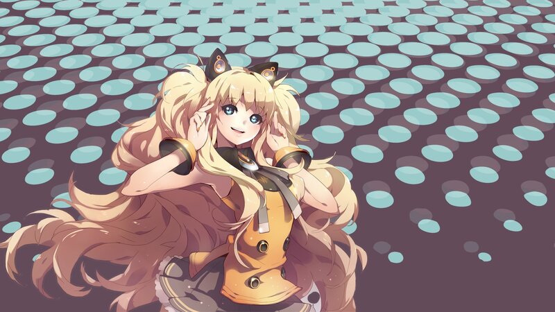 anime girl with cat ears