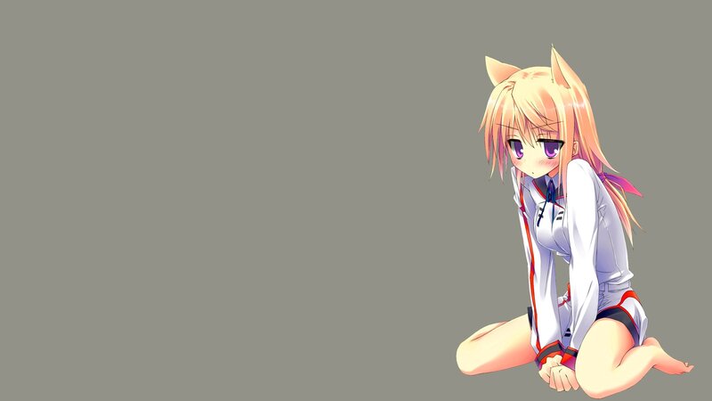 anime girl with cat ears