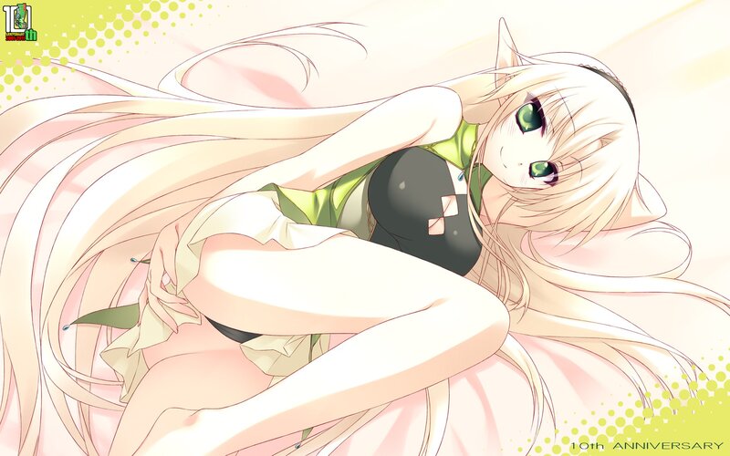 anime girl with cat ears