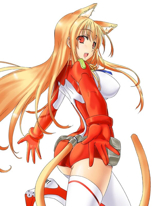 anime girl with cat ears