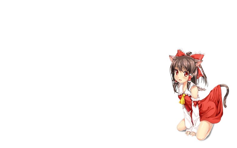 anime girl with cat ears