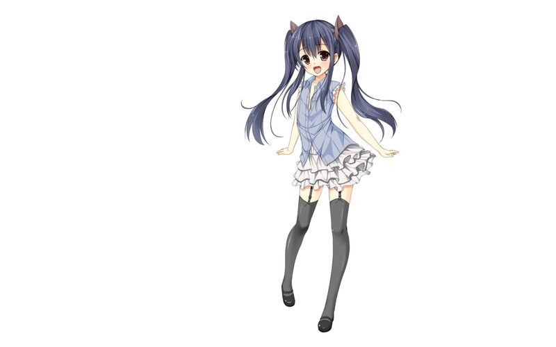anime girl with cat ears
