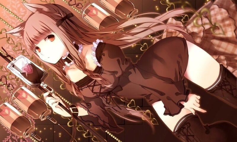 anime girl with cat ears