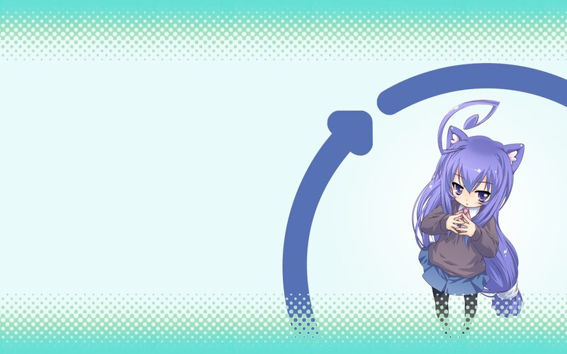 anime girl with cat ears