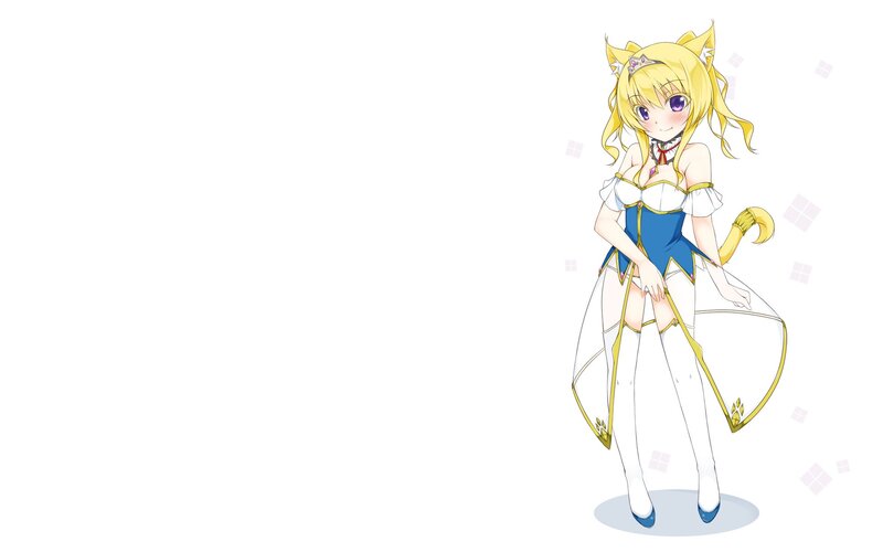 anime girl with cat ears