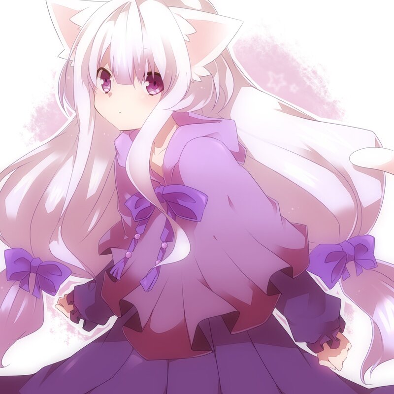 anime girl with cat ears
