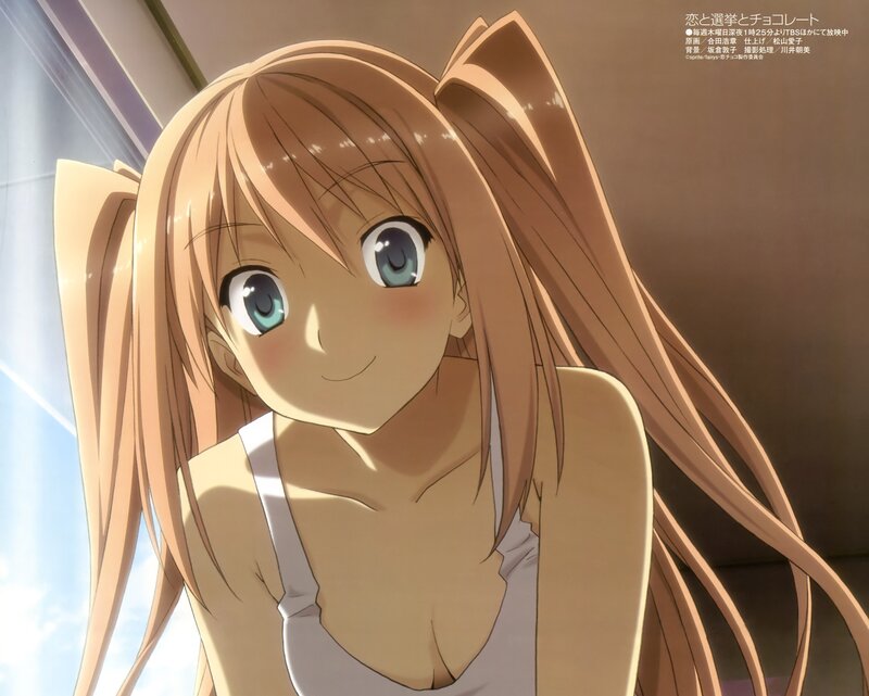 Anime girl with cat ears