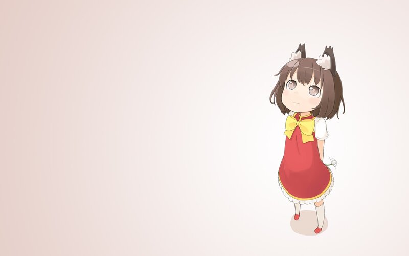 anime girl with cat ears