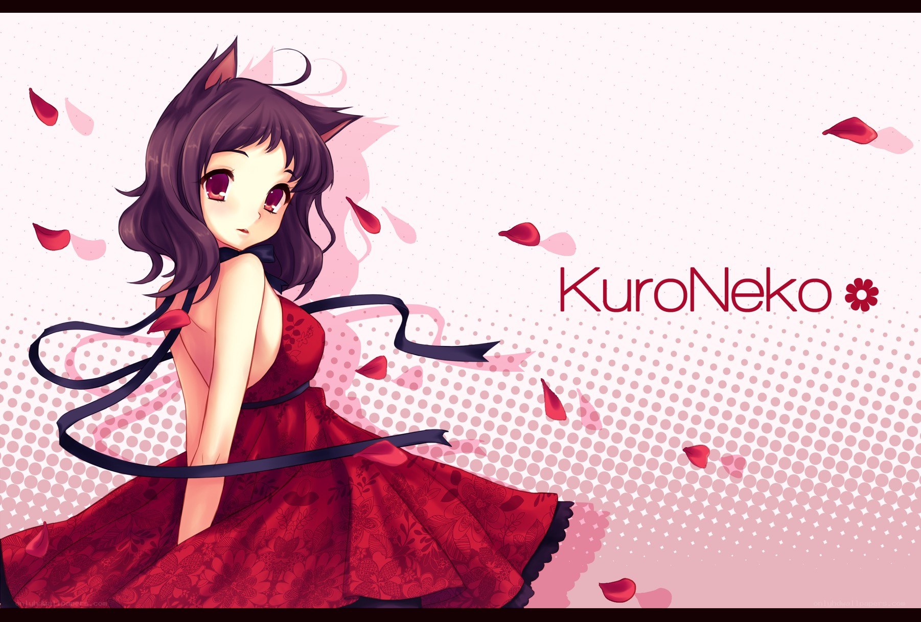 Anime girl with cat ears