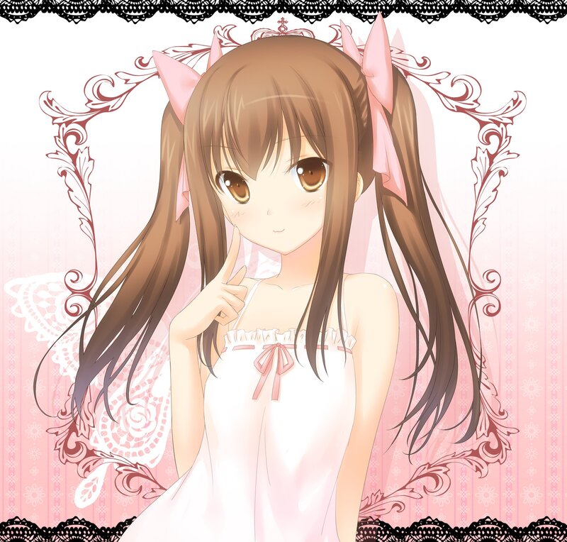 anime girl with cat ears