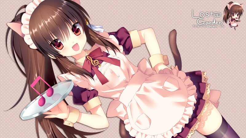 Anime girl with cat ears