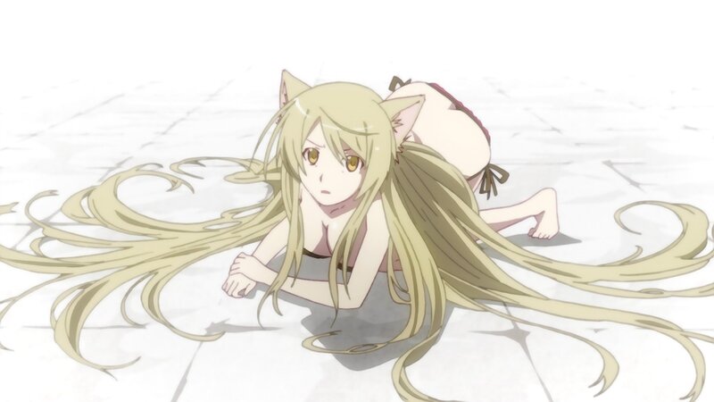 anime girl with cat ears