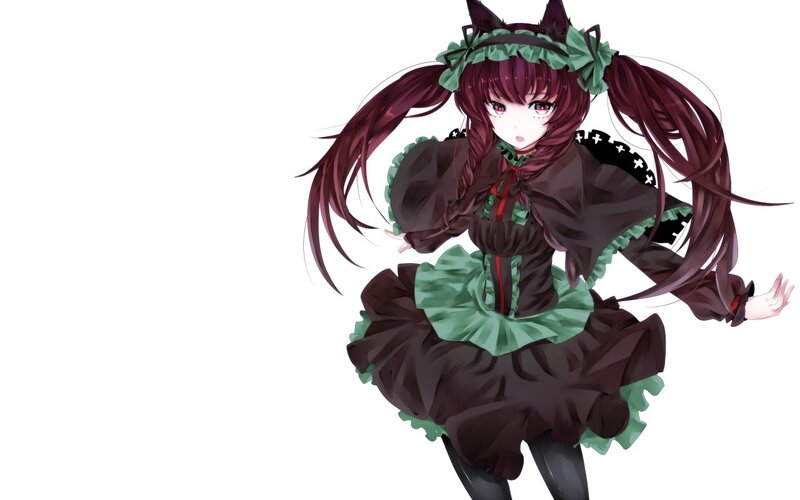 anime girl with cat ears