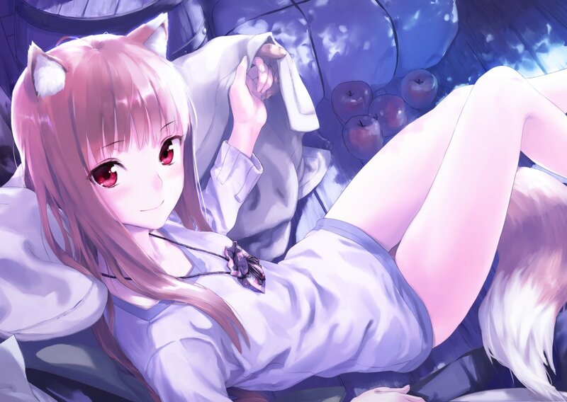 anime girl with cat ears