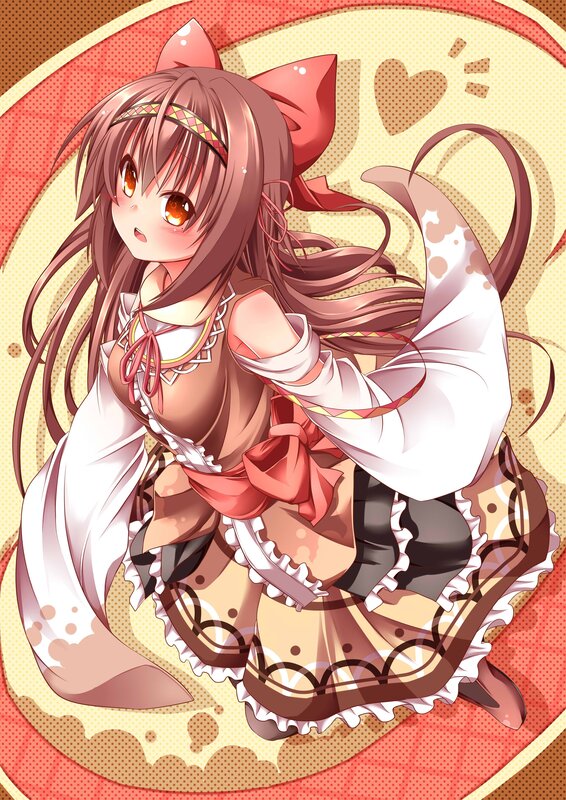 anime girl with cat ears