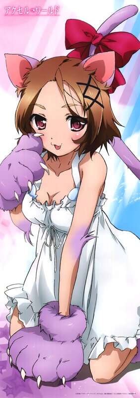 anime girl with cat ears