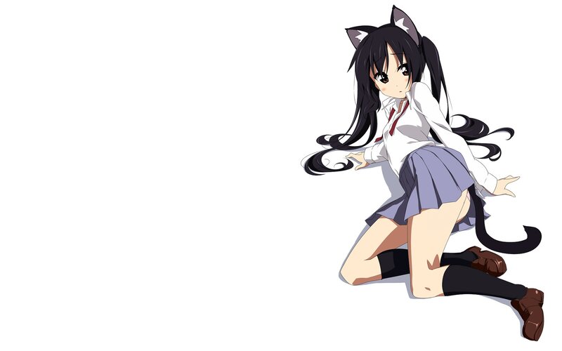 anime girl with cat ears