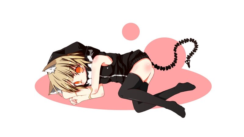 anime girl with cat ears