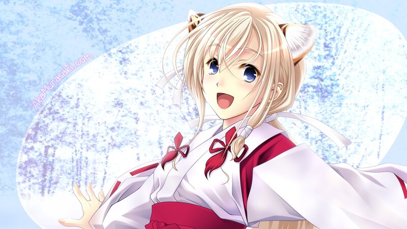 anime girl with cat ears
