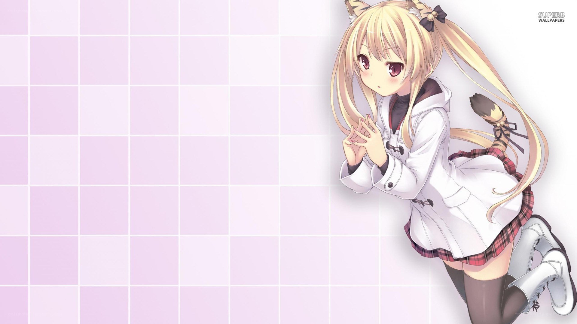 anime girl with cat ears