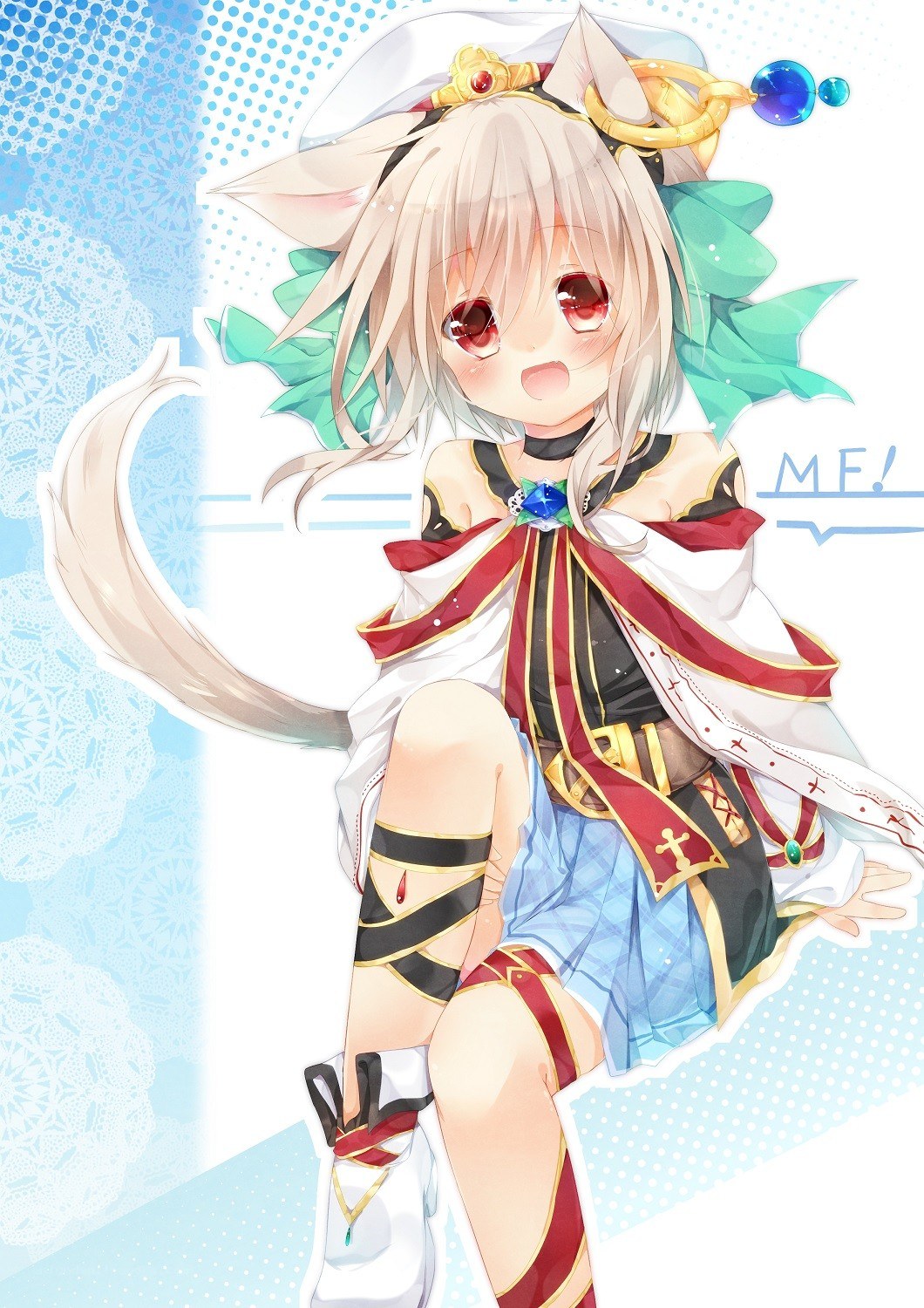 anime girl with cat ears