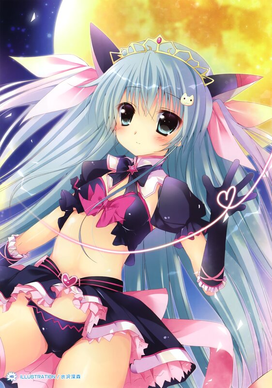anime girl with cat ears